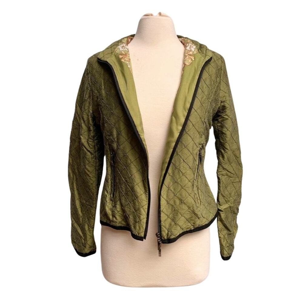 Frey Como Italy Quilted Silk Jacket